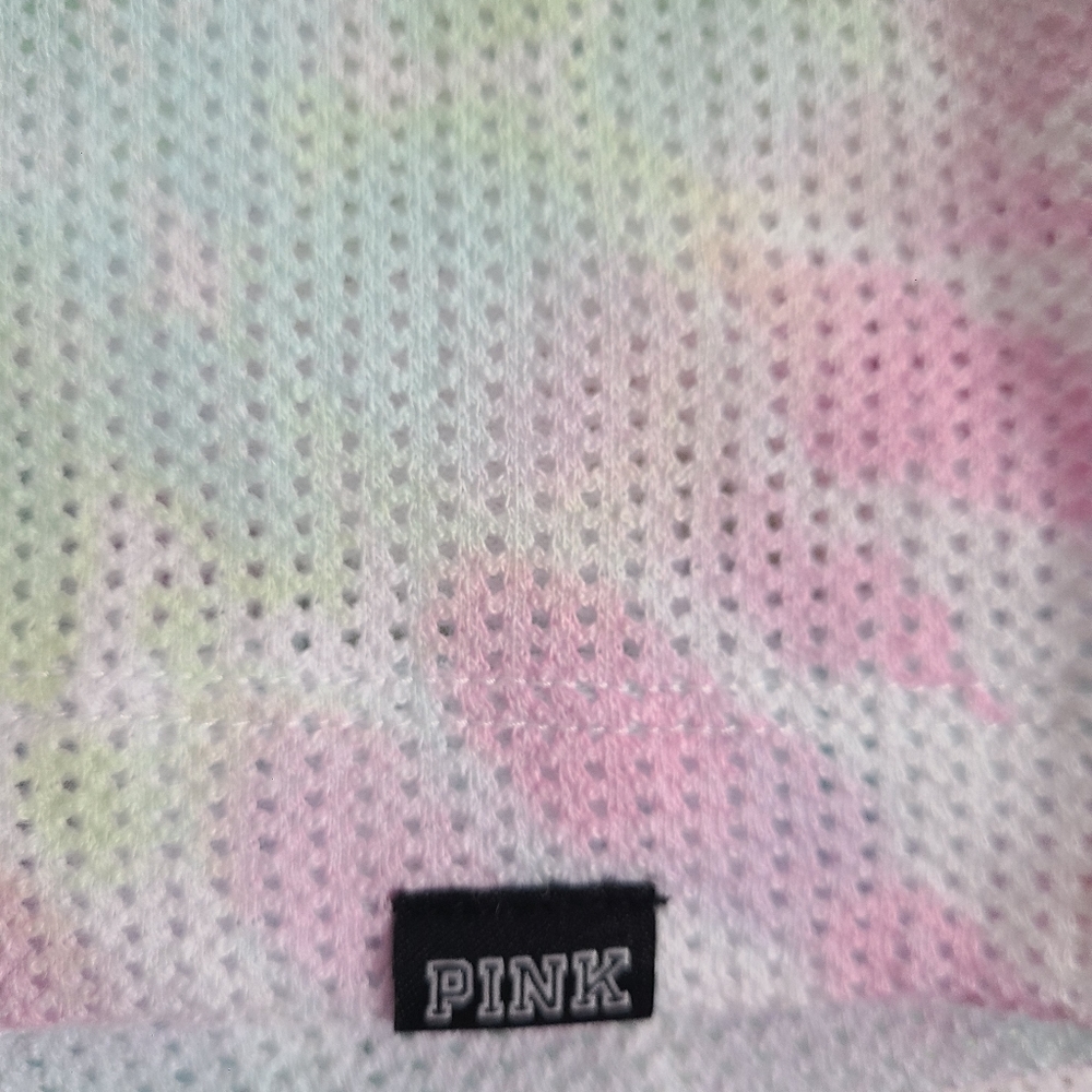 Pink Mesh Pullover Tie Dye - Picture 8 of 8